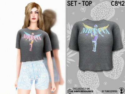 Set-Top C842 By Turksimmer Sims 4 CC