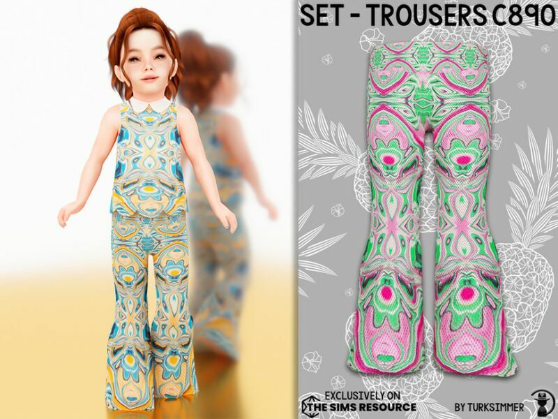 Set-Trousers C890 By Turksimmer Sims 4 CC