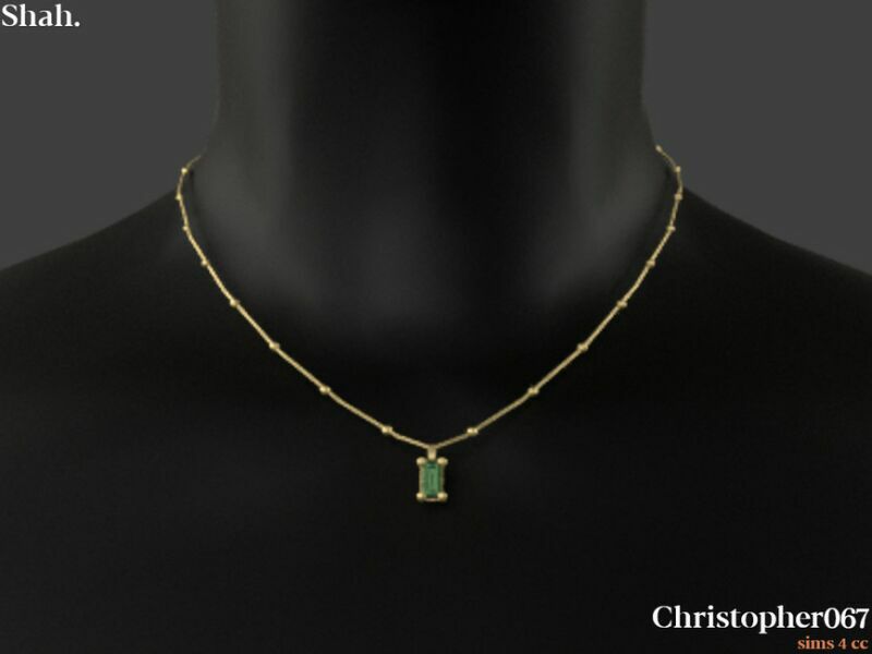 sims 4 cc shah necklace by christopher067 3