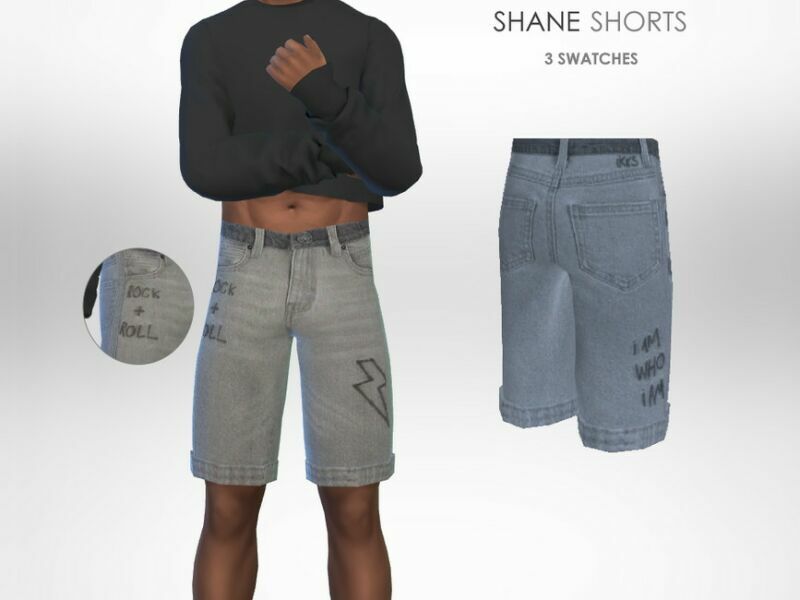 Shane Shorts By Puresim Sims 4 CC