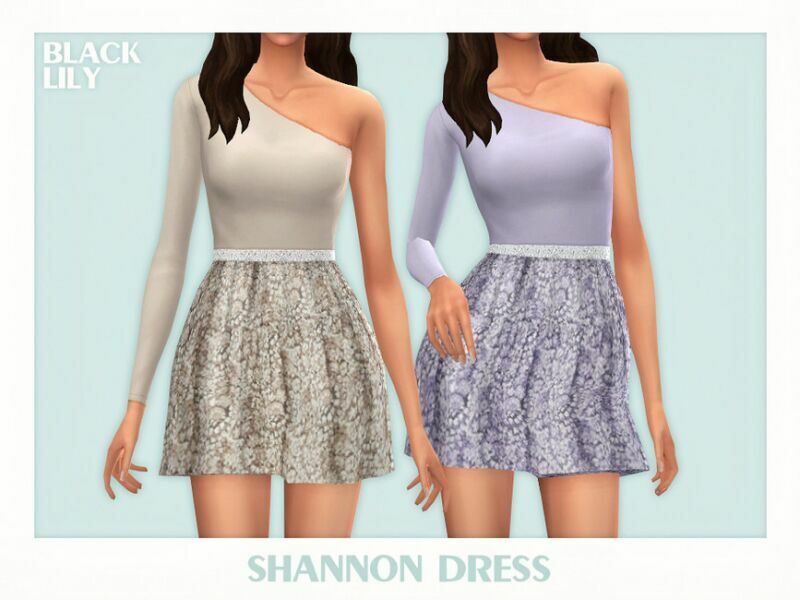 Shannon Dress Sims 4 CC