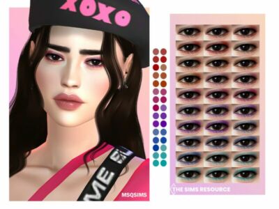 Sheila Eyeshadow By Msqsims Sims 4 CC