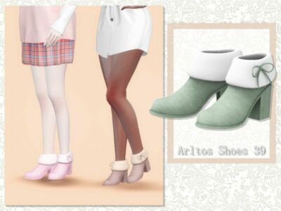 Short Furry Boots / 39 By Arltos Sims 4 CC