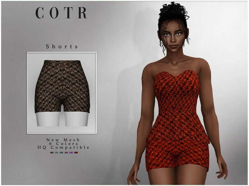 Shorts B-75 By Chordoftherings Sims 4 CC