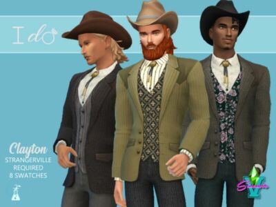 Simmiev I DO Clayton By Simmiev Sims 4 CC