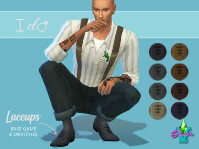 Simmiev I DO Lace UP Shoes By Simmiev Sims 4 CC