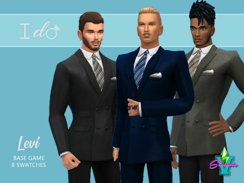 Simmiev I DO Levi Suit By Simmiev Sims 4 CC