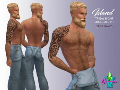 Simmiev Island Shoulder TA2 V1 By Simmiev Sims 4 CC