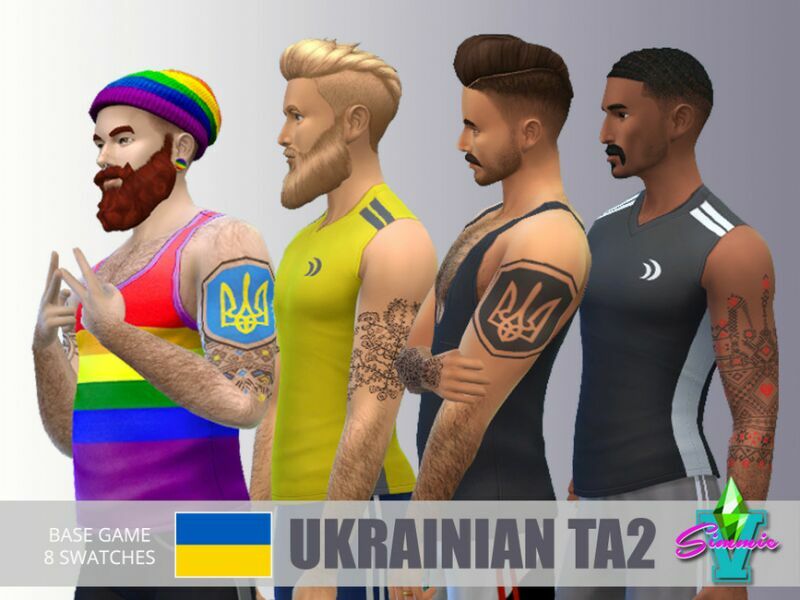 Simmiev Ukrainian Left ARM TA2 By Simmiev Sims 4 CC