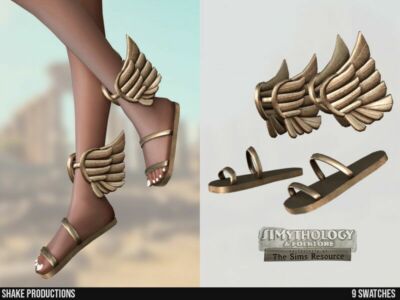 Simythology – Greek Goddess Shoes By Shakeproductions Sims 4 CC