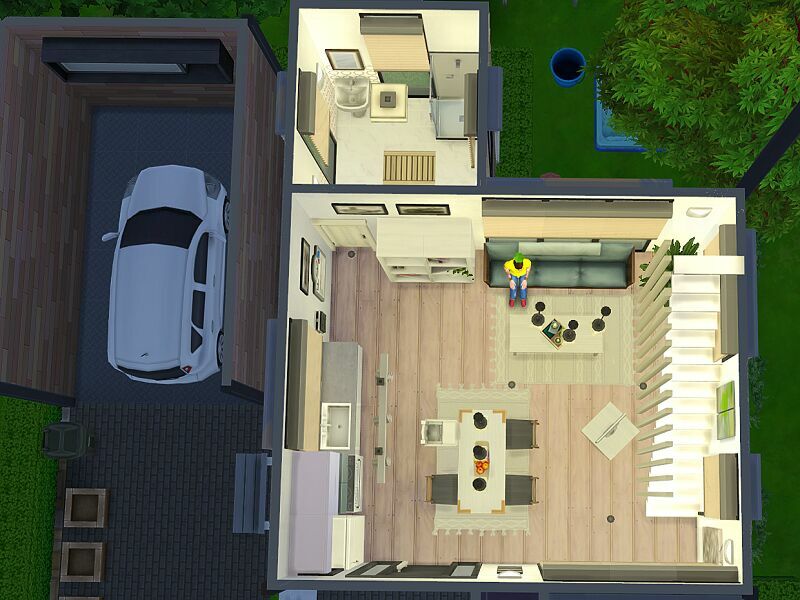 sims 4 cc single mom house no cc by flubs79 6