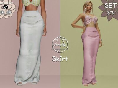 Skirt SET Sims 4 CC