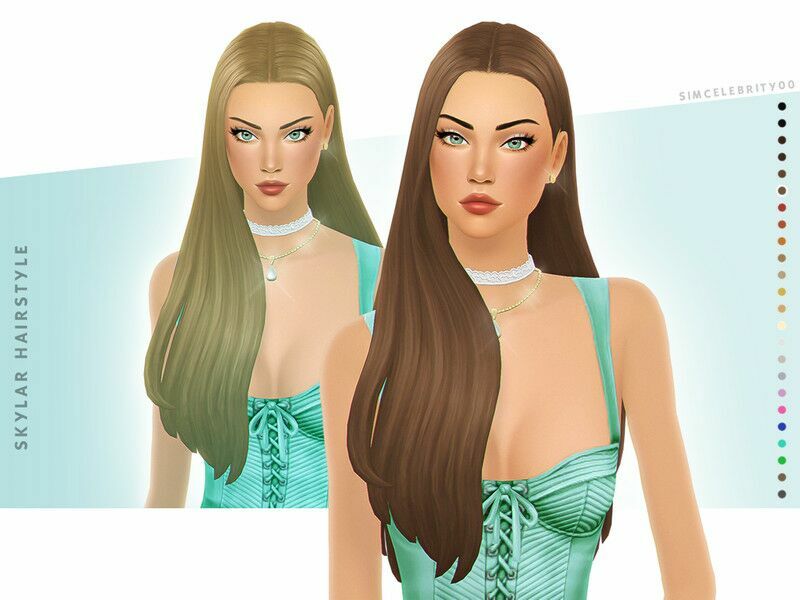 Skylar Hairstyle – SET Sims 4 CC