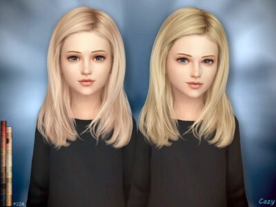 Slayer 4 – Child Hairstyle By Cazy Sims 4 CC