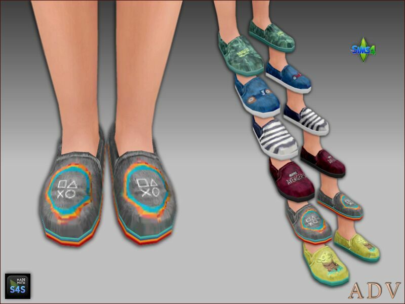 Sleepwear And Shoes For Boys Sims 4 CC Download