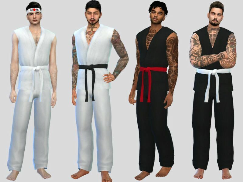 Sleeveless Karate GI By Mclaynesims Sims 4 CC