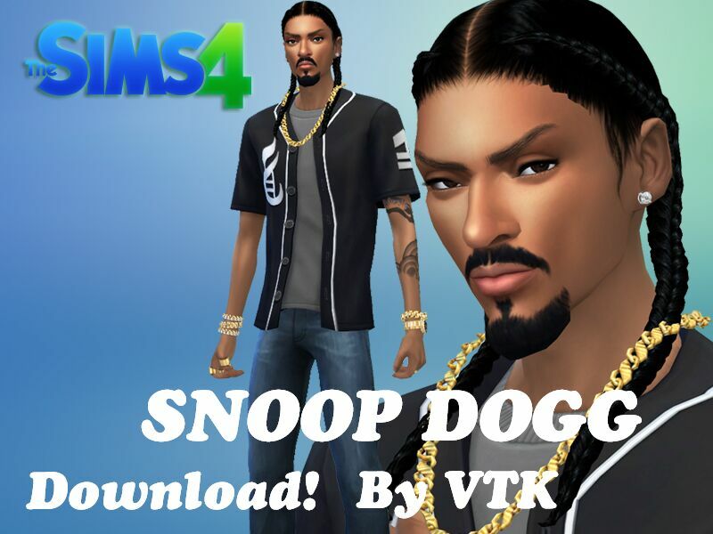 Snoop Dogg Download By VTK Sims 4 CC