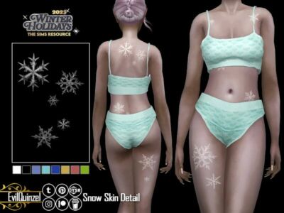 Snow Skin Detail Sims 4 CC