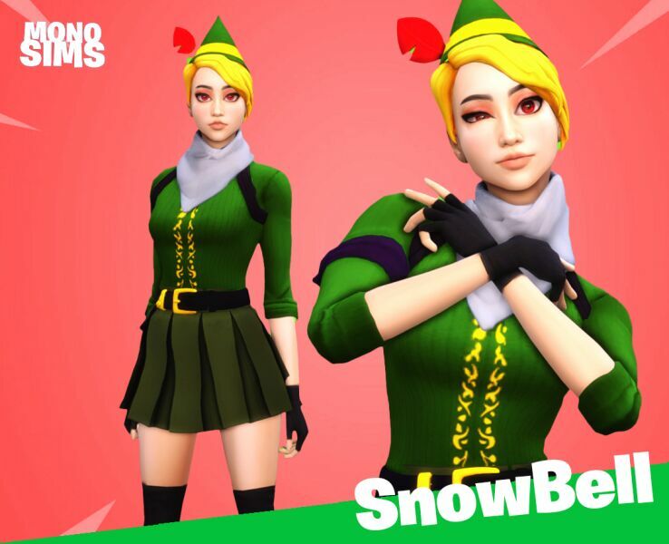 sims 4 cc snowbell fortnite sims by monosims 2