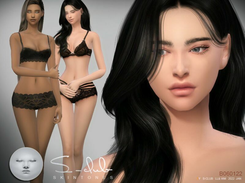 Soft Nature Overlay Female Skin By S-Club By S-Club Sims 4 CC