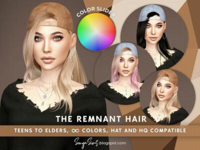 Sonyasims The Remnant (Color Slider + CAP Colors) Retexture By Sonyasimscc Sims 4 CC