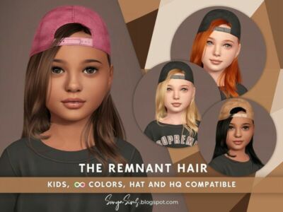 Sonyasims The Remnant Hair Kids By Sonyasimscc Sims 4 CC