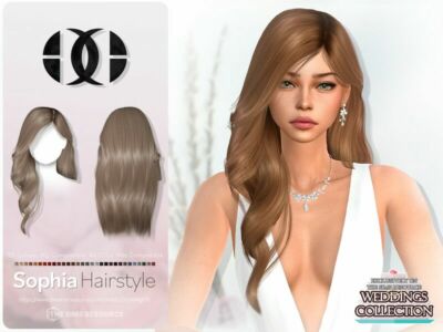 Sophia Hairstyle Sims 4 CC