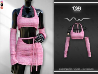 Space SET-224 (TOP) BD703 By Busra-Tr Sims 4 CC