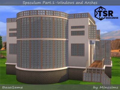 Speculum Part.1 – Curved Arches And Windows By Mincsims Sims 4 CC