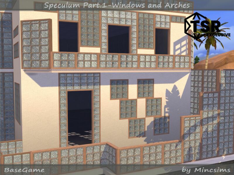 sims 4 cc speculum part 1 curved arches and windows by mincsims 2