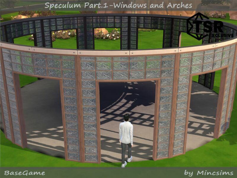 sims 4 cc speculum part 1 curved arches and windows by mincsims 3