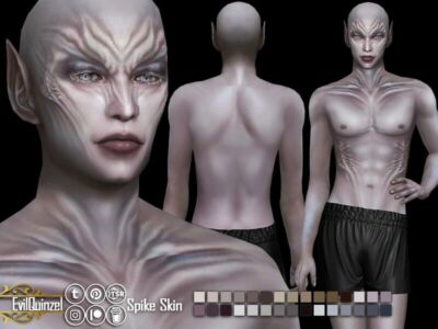 Spike Skin Sims 4 CC