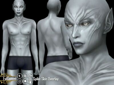 Spike Skin Overlay By Evilquinzel Sims 4 CC