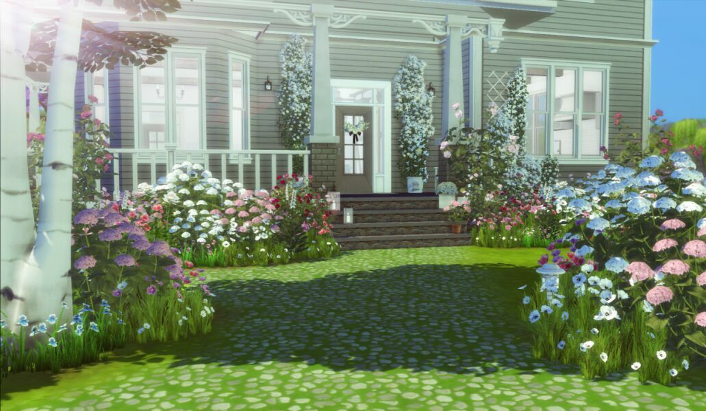 Spring Farm House By Marywho Sims 4 CC