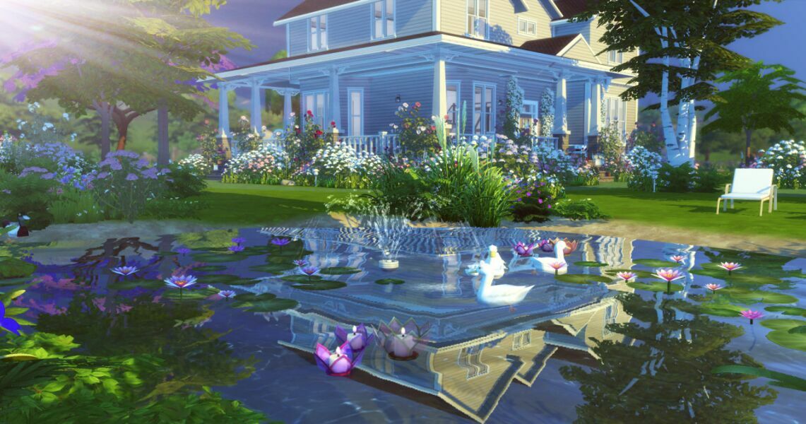 sims 4 cc spring farm house by marywho 5