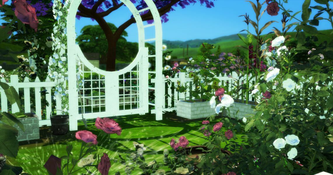 sims 4 cc spring farm house by marywho 6