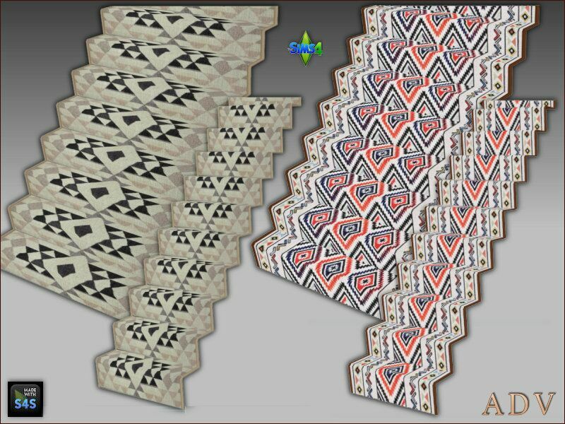 sims 4 cc staircase carpets 3