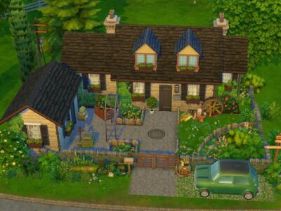 Starter Cottage – NO CC By Flubs79 Sims 4 CC