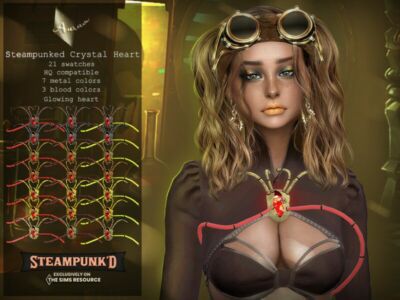 Steampunked – Crystalloid Heart By Aurummusik Sims 4 CC