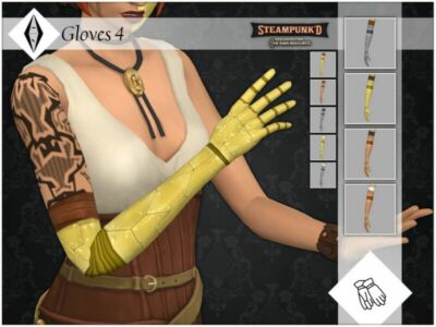 Steampunked – Gloves 4 By Aleniksimmer Sims 4 CC