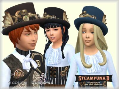 Steampunked HAT Child By Bukovka Sims 4 CC