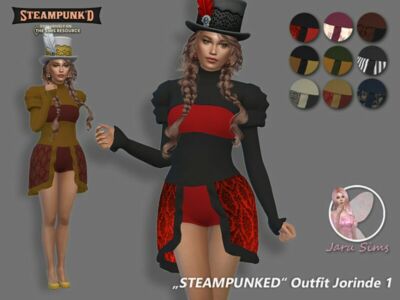 Steampunked – Outfit Jorinde 1 Sims 4 CC