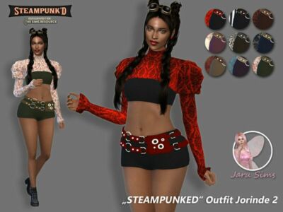 Steampunked – Outfit Jorinde 2 Sims 4 CC