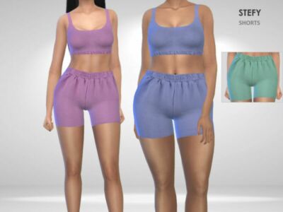 Stefy Shorts By Puresim Sims 4 CC