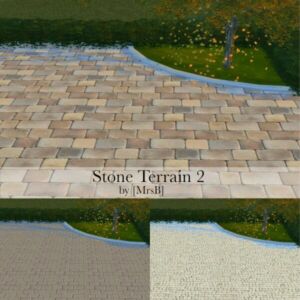 Stone Terrain Merged 2| 3 Swatches By Mrsbarbiex3 Sims 4 CC