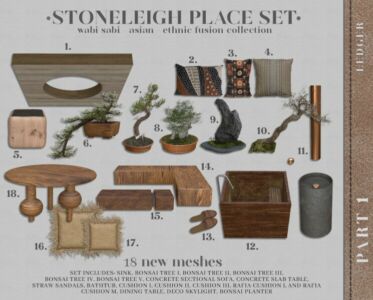 Stoneleigh Place Part 1 Sims 4 CC