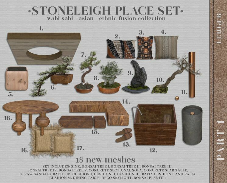 Stoneleigh Place Part 1 Sims 4 CC