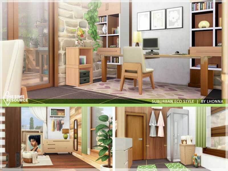 sims 4 cc suburban eco style no cc by lhonna 7