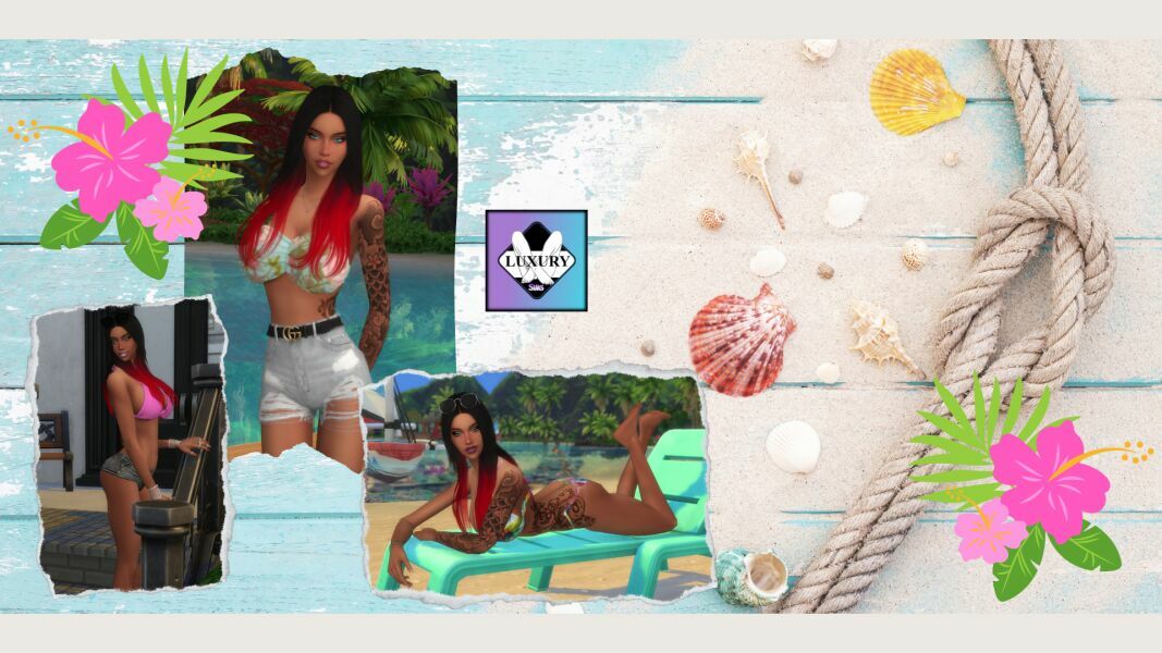 sims 4 cc summer hot 2