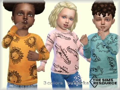 Sweater Animal Africa By Bukovka Sims 4 CC